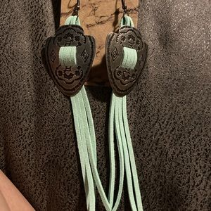 Western punchy earrings!